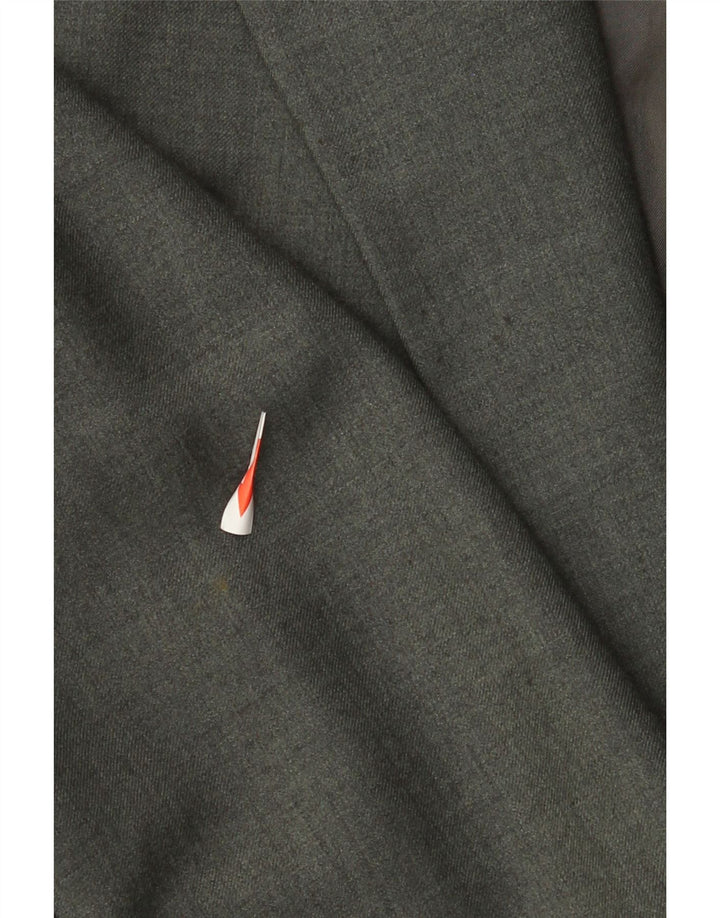 Giacca blazer da uomo a 2 bottoni Hugo Boss EU 52 XL lana grigia