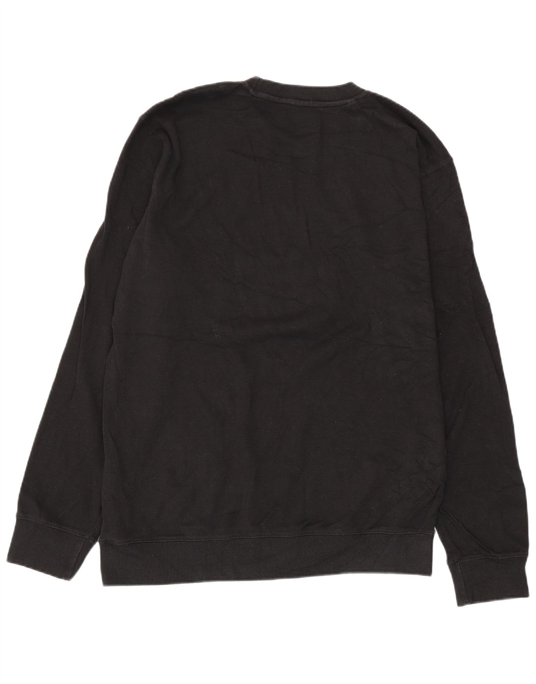 Felpa grafica da uomo Kappa Jumper XL in cotone nero