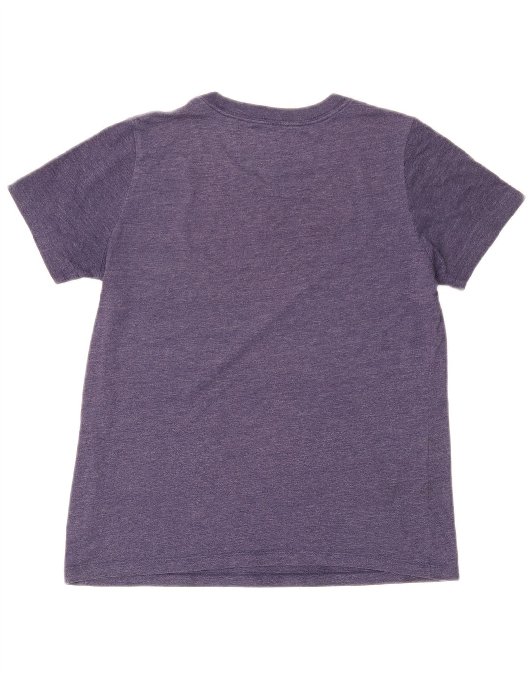 Converse T-shirt da donna dalla vestibilità classica Top UK 12 Medium Navy Blue Flecked