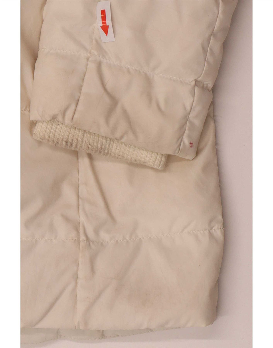 Cappotto imbottito con cappuccio da donna Tommy Hilfiger UK 6 XS poliestere bianco