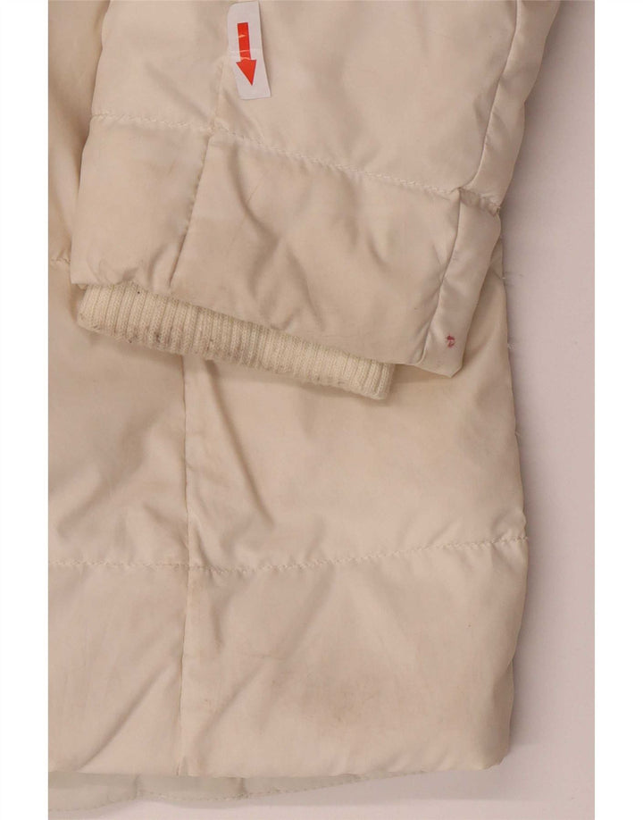 Cappotto imbottito con cappuccio da donna Tommy Hilfiger UK 6 XS poliestere bianco