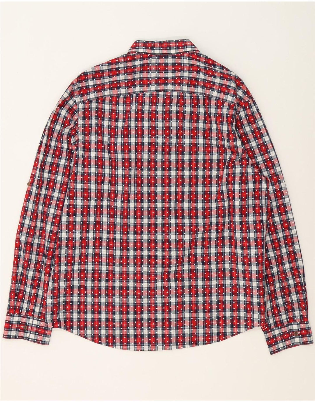 Camicia Penguin Heritage da uomo slim fit 2XL in cotone a quadri rossi