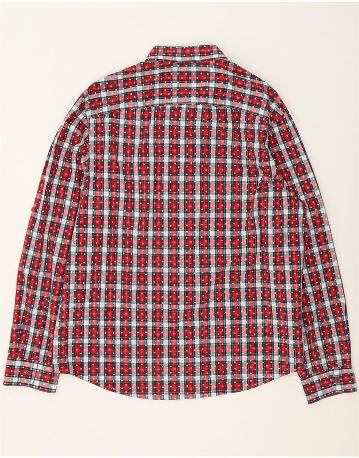 Camicia Penguin Heritage da uomo slim fit 2XL in cotone a quadri rossi