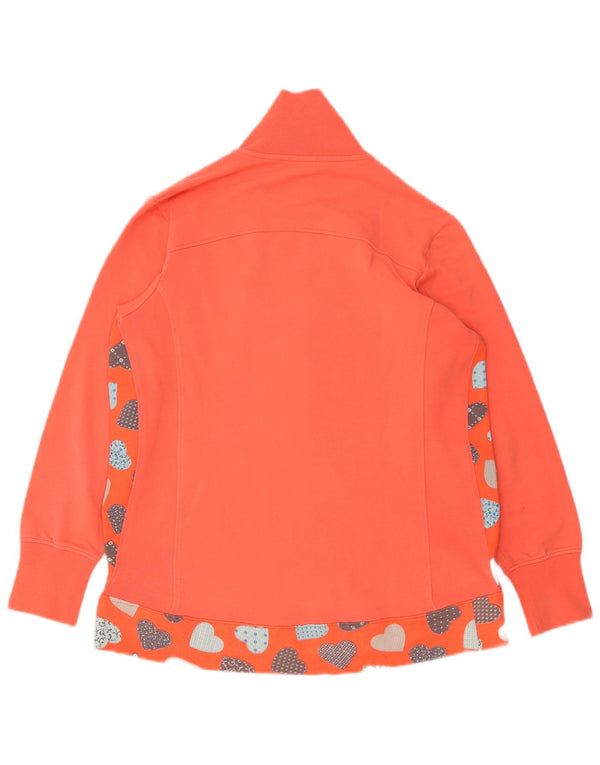 Giacca da ginnastica da donna Asics UK 16 Large Orange Heart