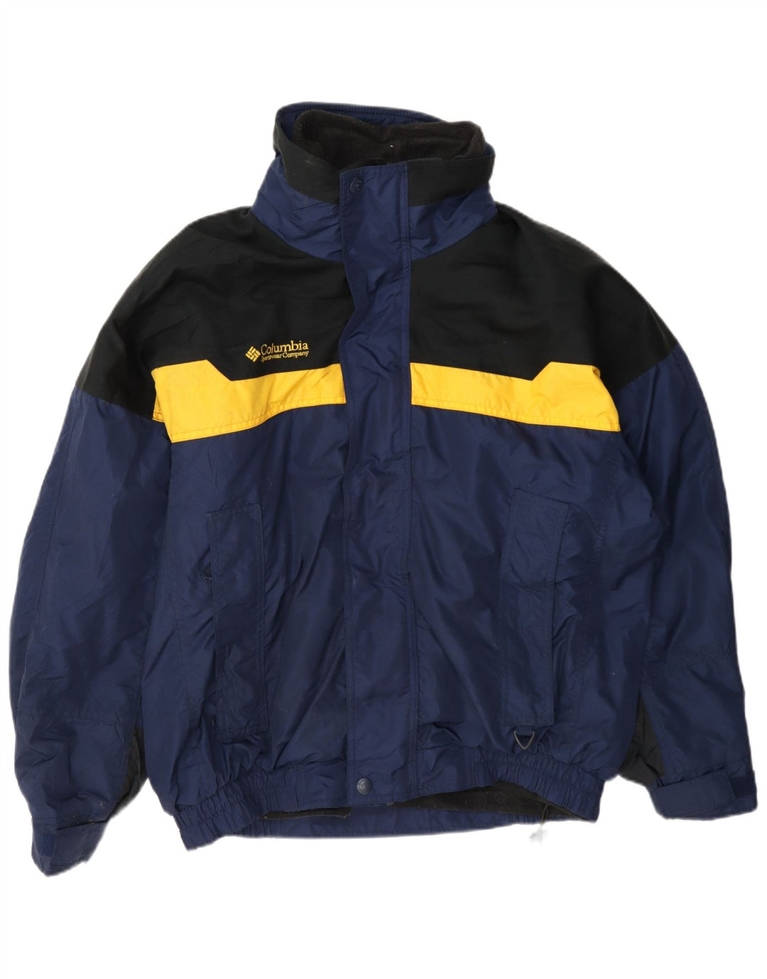Giacca da sci Columbia Bugaboo Graphic da uomo UK 38 Medium Navy Blue Colourblock