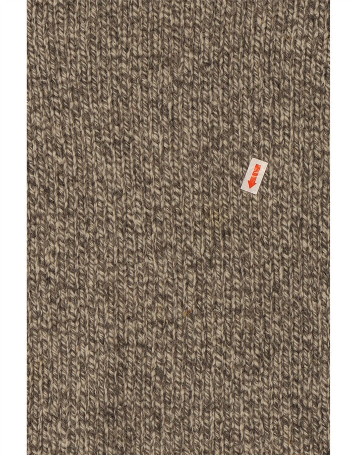 Maglione maglione girocollo da uomo L.L.BEAN in lana grigio medio