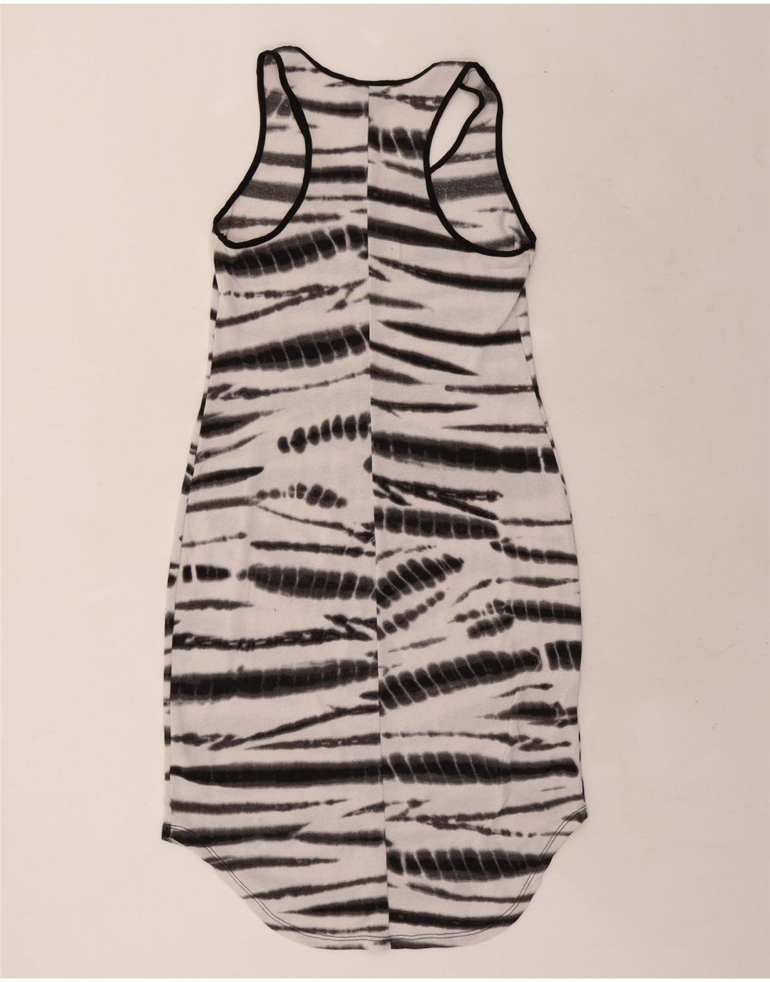 Abito t-shirt senza maniche da donna MOSSIMO UK 12 Medium White Tie Dye