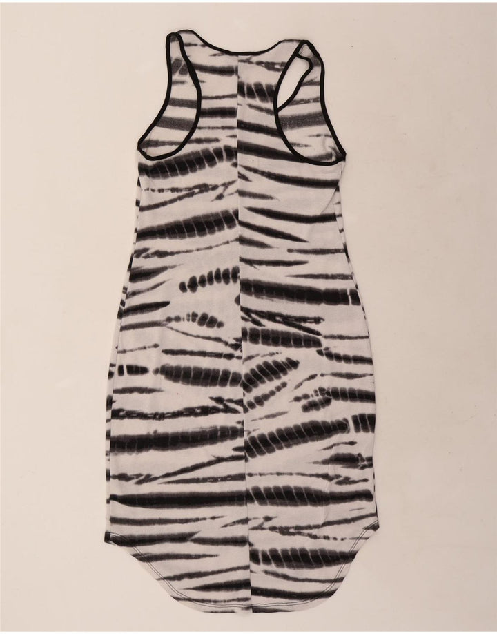 Abito t-shirt senza maniche da donna MOSSIMO UK 12 Medium White Tie Dye