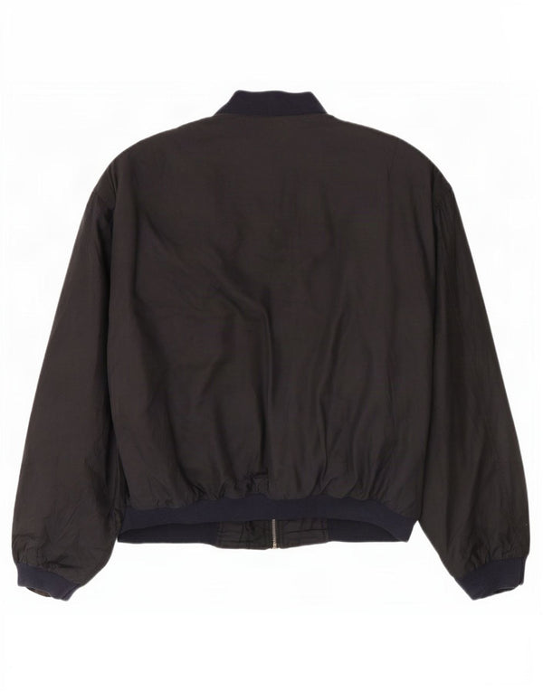 Giubbotto bomber da uomo St. Michael Marks & Spencer UK 42 XL poliestere nero