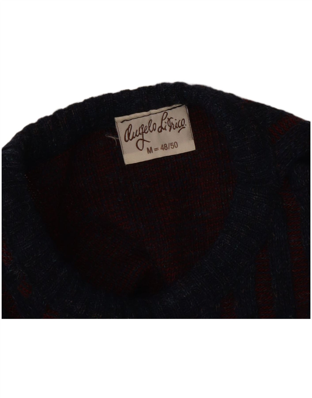 Maglione maglione girocollo da uomo Angelo Litrico EU 48/50 Blu medio geometrico