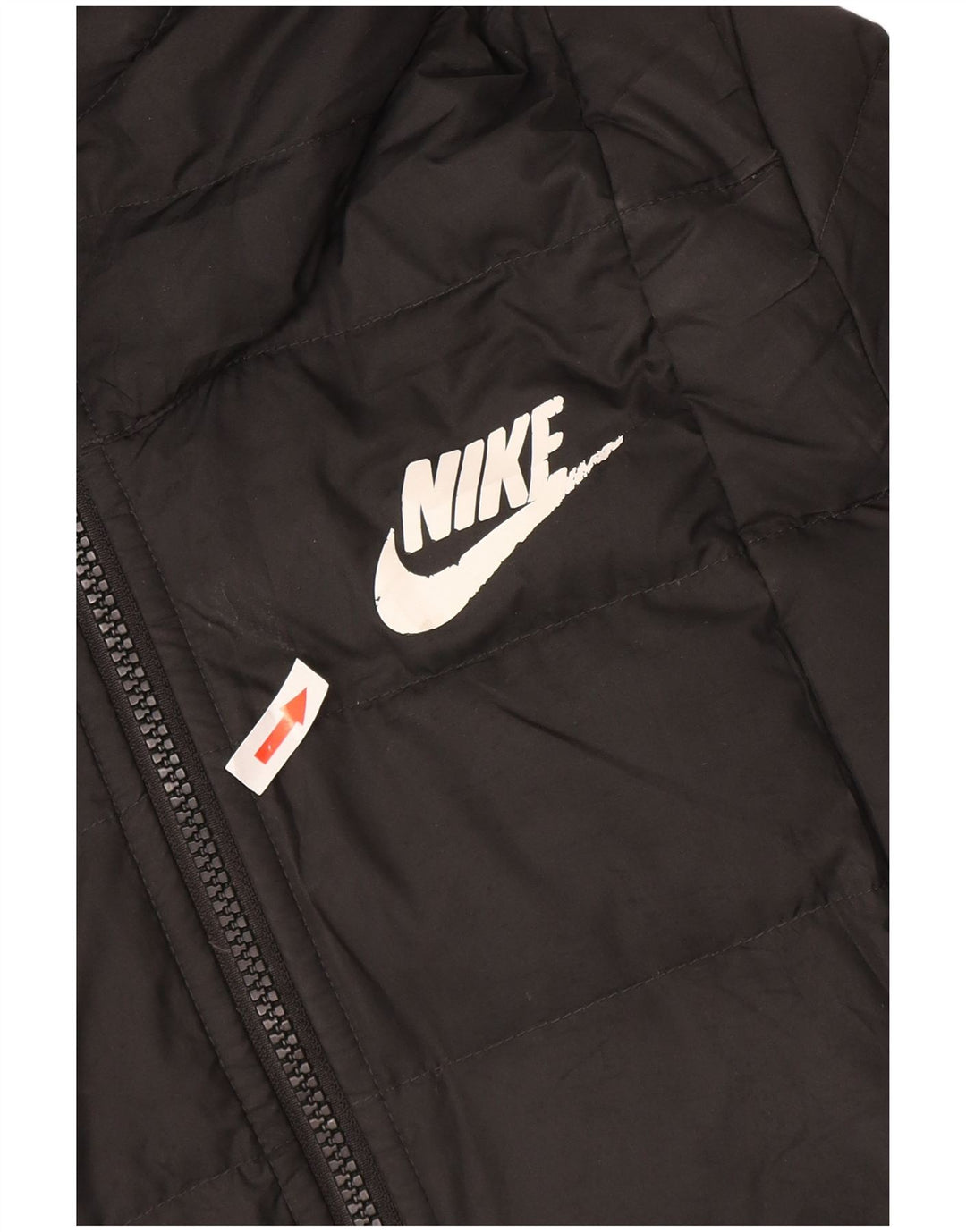 Giacca imbottita con cappuccio Nike da donna UK 12 Grigio medio