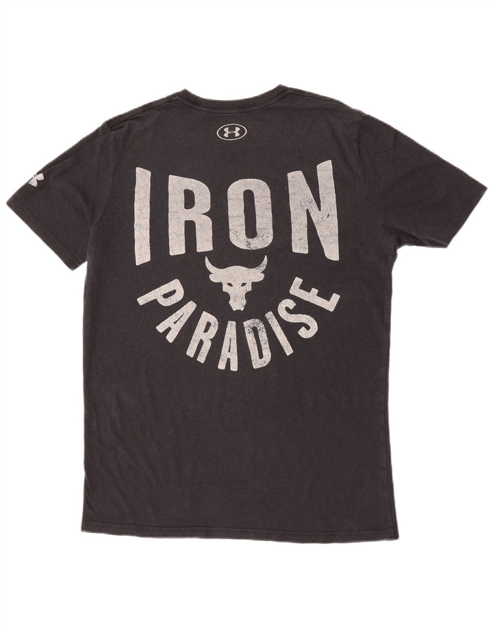 Maglietta grafica da uomo Under Armour Top nera media