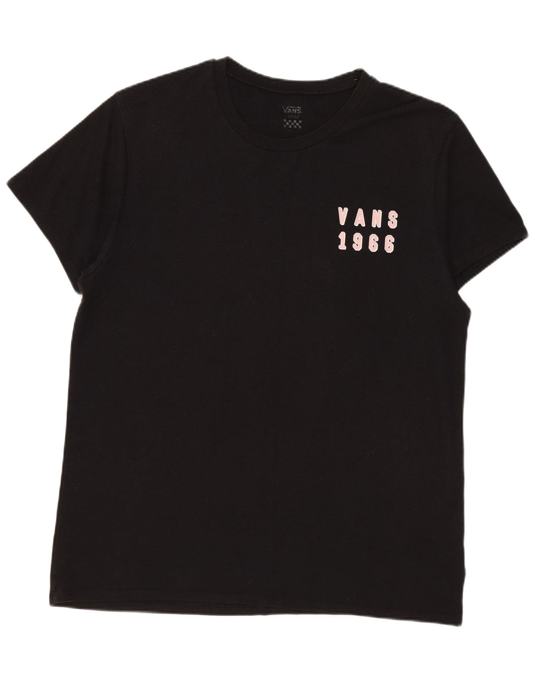 T-shirt grafica da donna Vans Top UK 16 grande poliestere nero