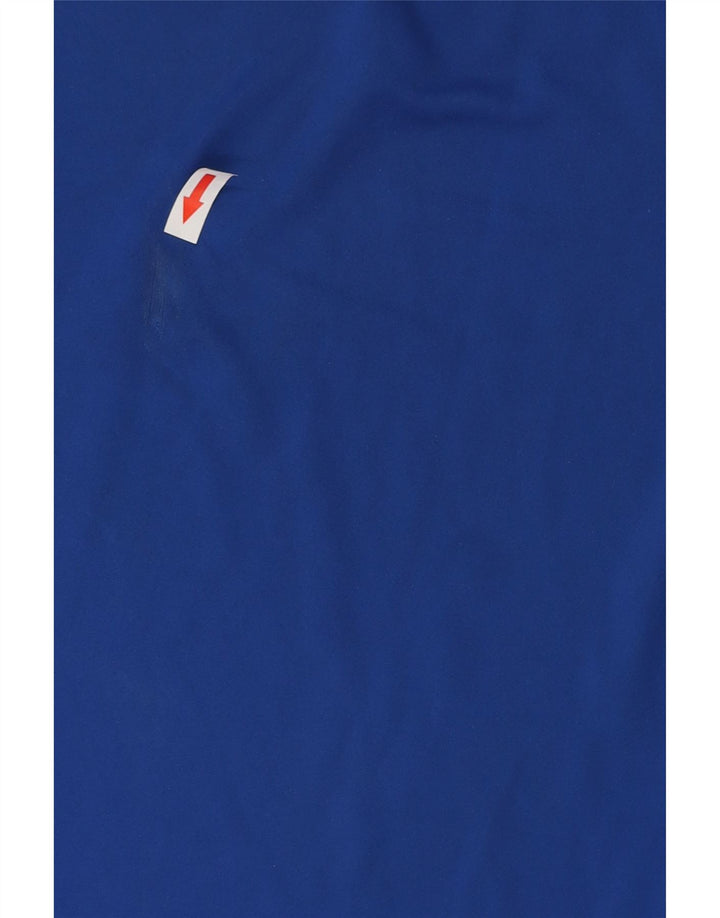 T-shirt ADIDAS Climalite da uomo piccola in poliestere blu