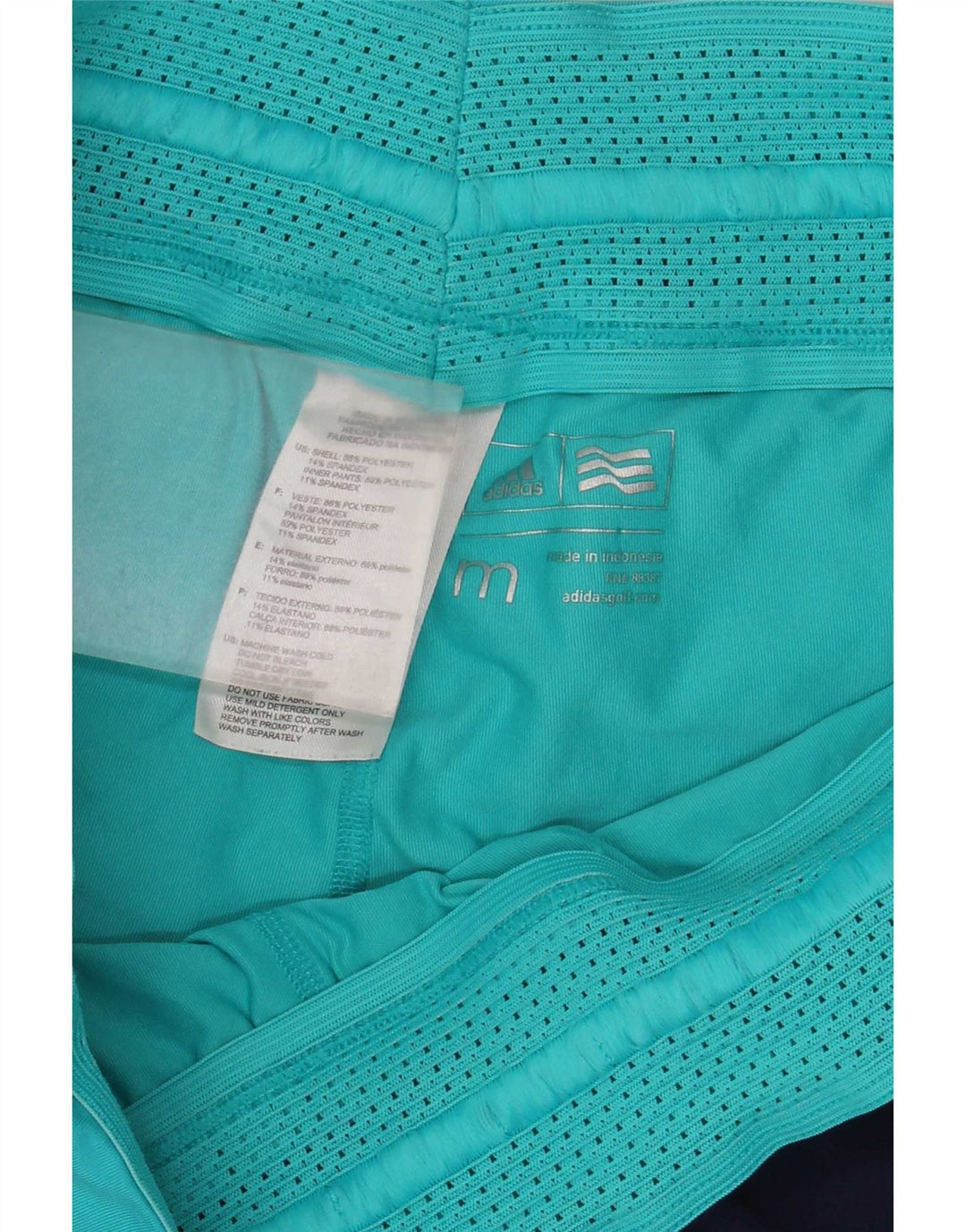Adidas Donna Skort UK 14 Medio Blu Navy Poliestere