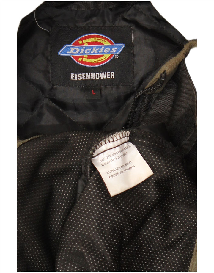 DICKIES Giacca a vento da uomo Eisenhower Golf Club UK 40 grande nera