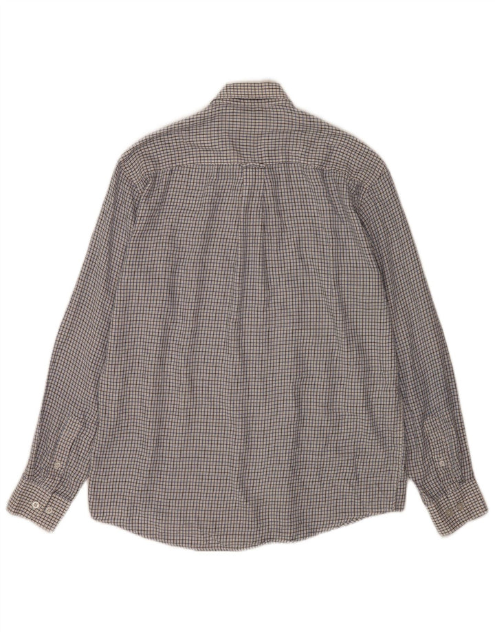 Camicia da uomo James Pringle a quadri bianchi medi