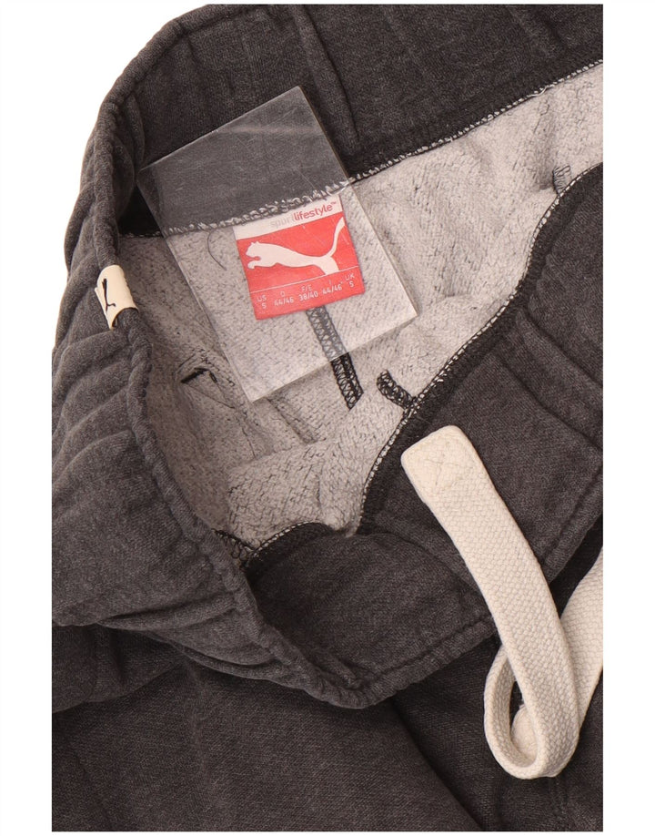 Pantaloni da tuta grafica da uomo Puma Joggers piccoli grigi