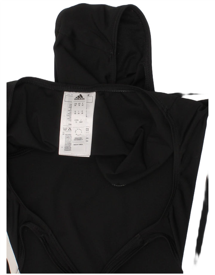 Adidas Costume da bagno donna grande sportivo in poliestere a righe nere