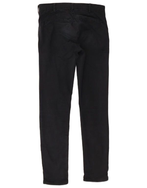 Pantaloni chino skinny da uomo Zara EU 36 XS W29 L29 Blu navy