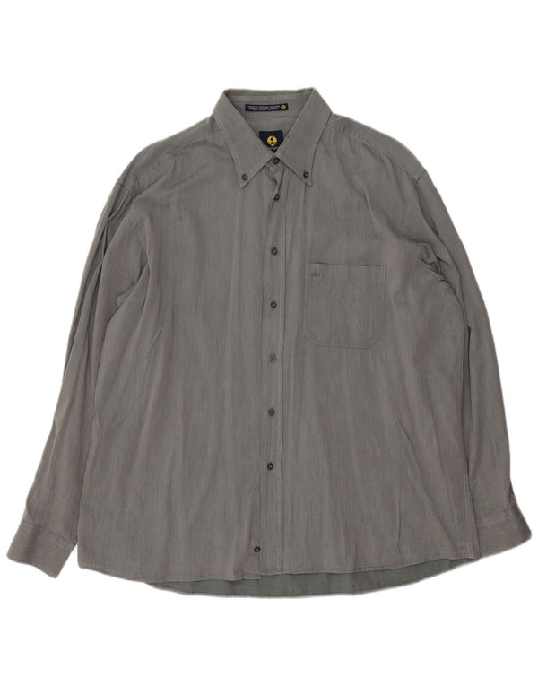 Camicia Uomo NAVIGARE 2XL Cotone Grigio