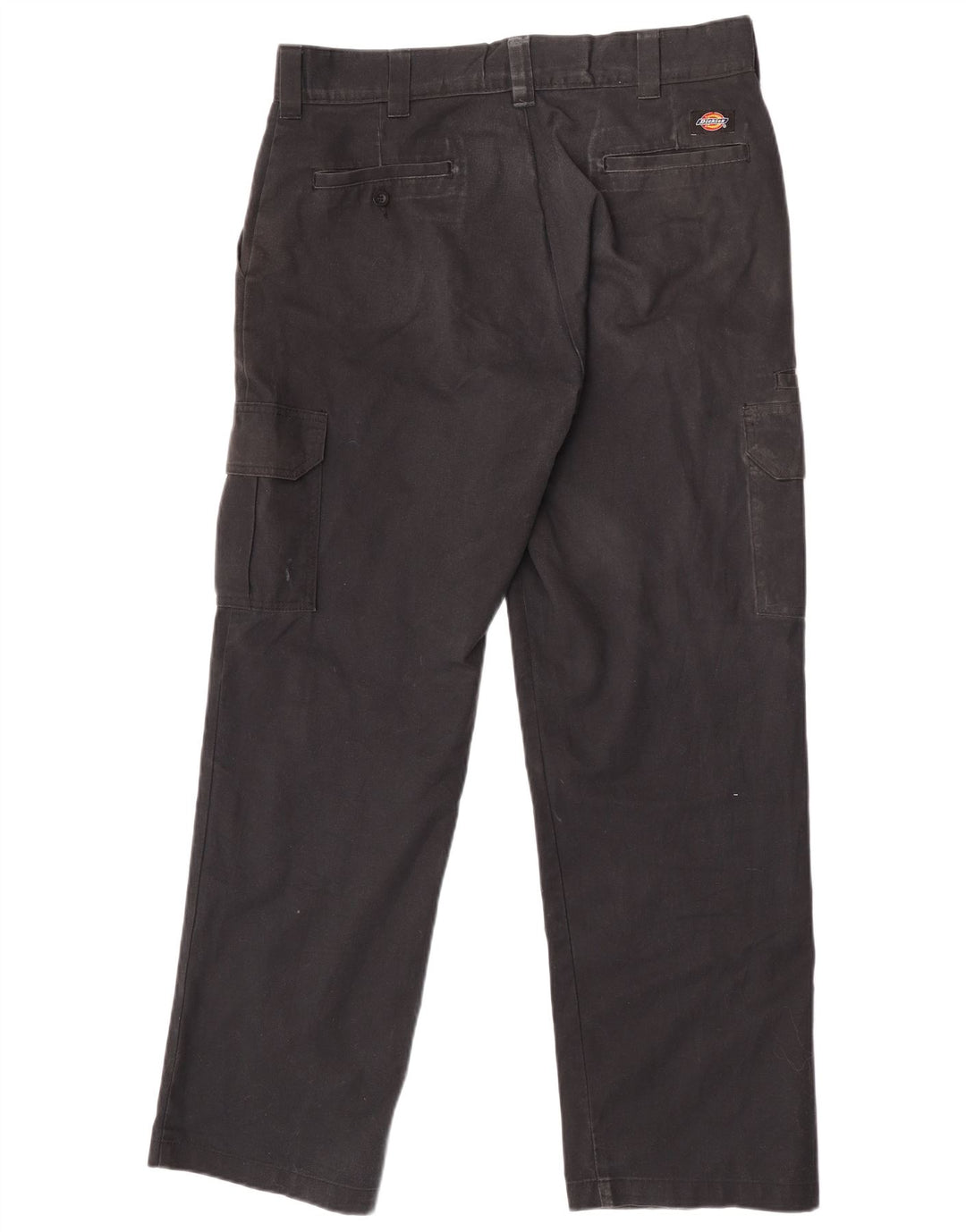 Pantaloni cargo dritti da uomo Dickies vestibilità regolare W34 L32 poliestere nero
