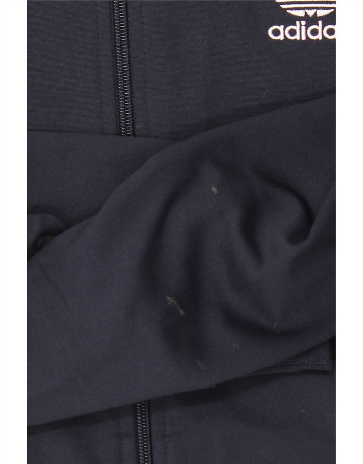 Giacca superiore della tuta da ragazzo ADIDAS 13-14 anni Blu navy Colourblock
