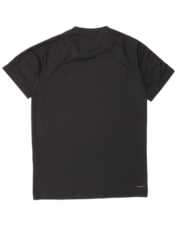 T-shirt Adidas Climalite da uomo, media, in poliestere nero, sportivo