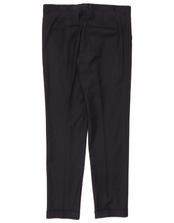 Pantaloni chino slim da uomo Zara EU 40 medi W31 L30 blu navy