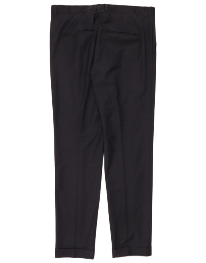 Pantaloni chino slim da uomo Zara EU 40 medi W31 L30 blu navy