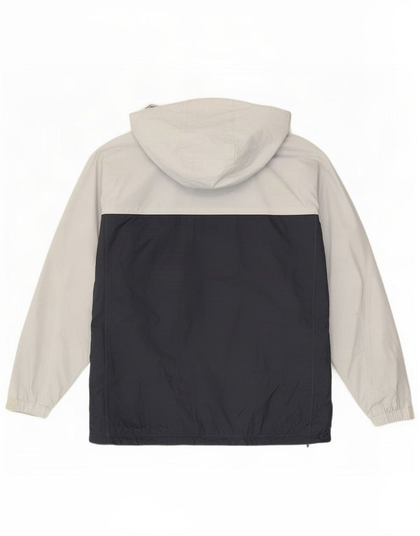Columbia Womens Interchange Hooded Rain Jacket UK 10 Small Grey Colourblock