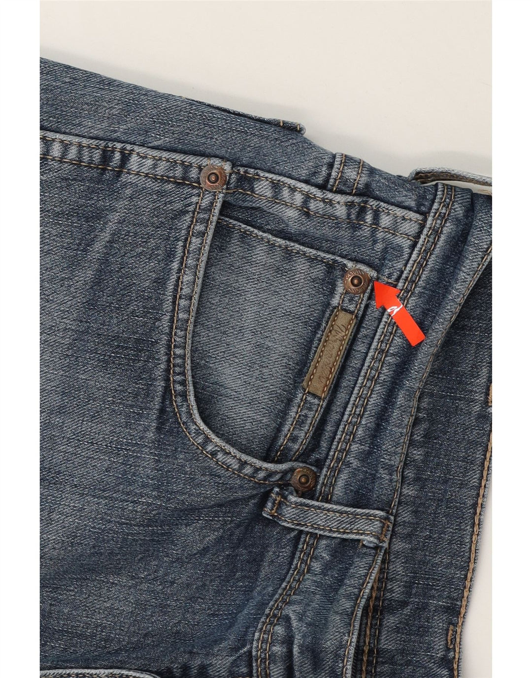 WRANGLER Mens Denim Shorts W31 Medium Blue Cotton Vintage Wrangler and Second-Hand Wrangler from Messina Hembry 