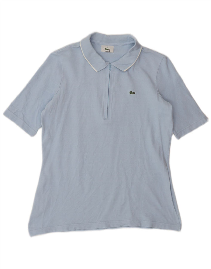 Polo da donna Lacoste taglia 42 grande in cotone blu