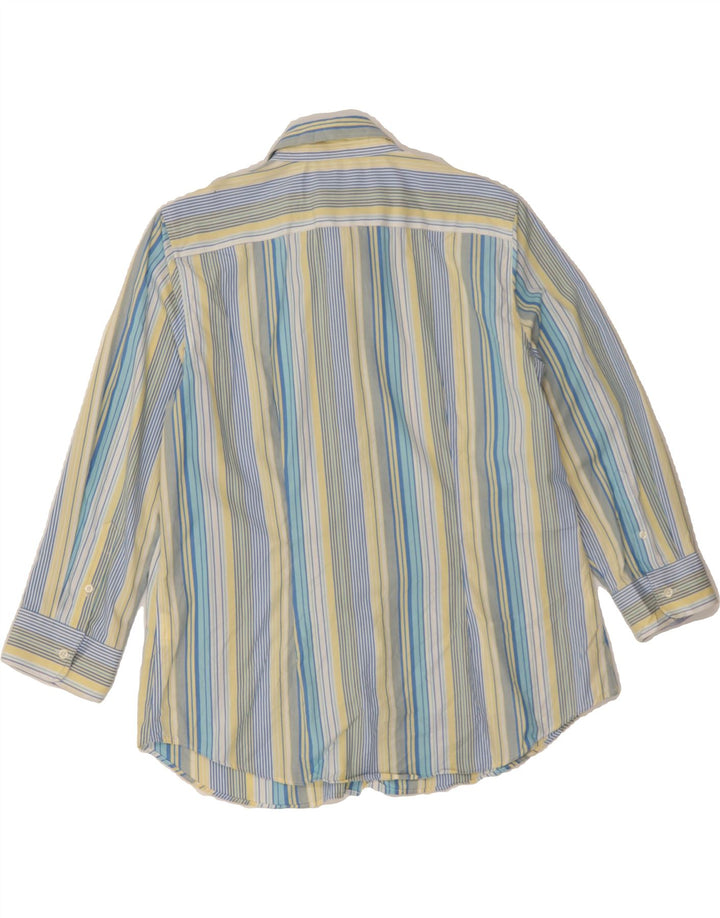 CHAPS Womens Petite Oversized Shirt UK 16 Large Multicoloured Striped Vintage Chaps and Second-Hand Chaps from Messina Hembry 