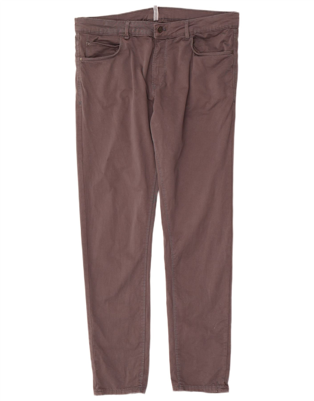 Pantaloni casual slim da uomo Zara W36 L31 Grigi