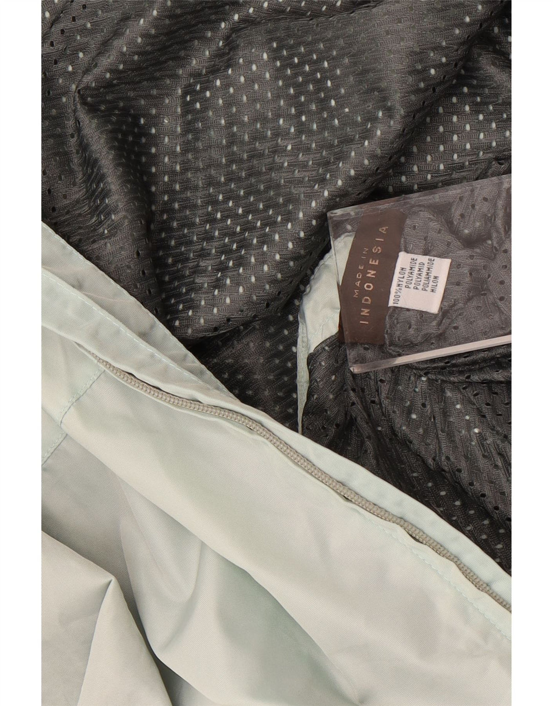 Giacca antipioggia geografica da uomo Napapijri UK 38 nylon verde medio