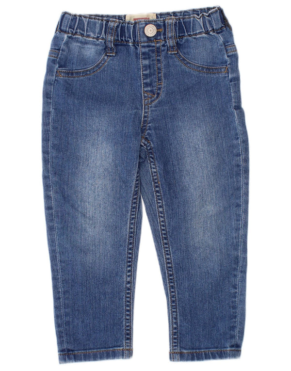 Jeans slim per bambina Levi's 12-18 mesi W18 L12 cotone blu