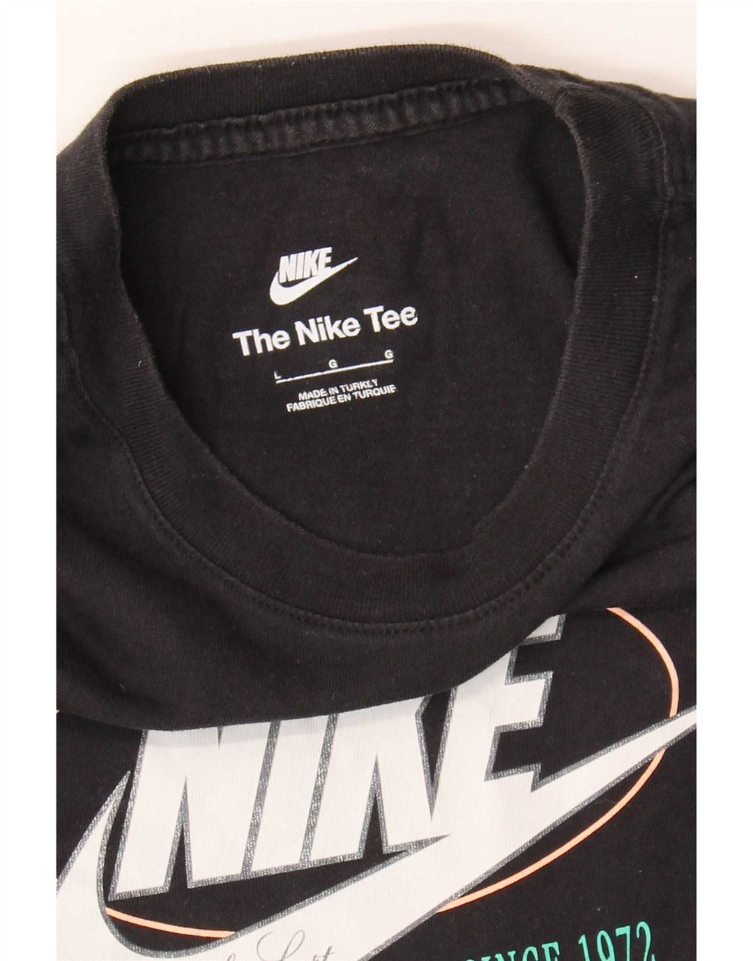 T-shirt grafica da donna Nike Top UK 14 grande nera