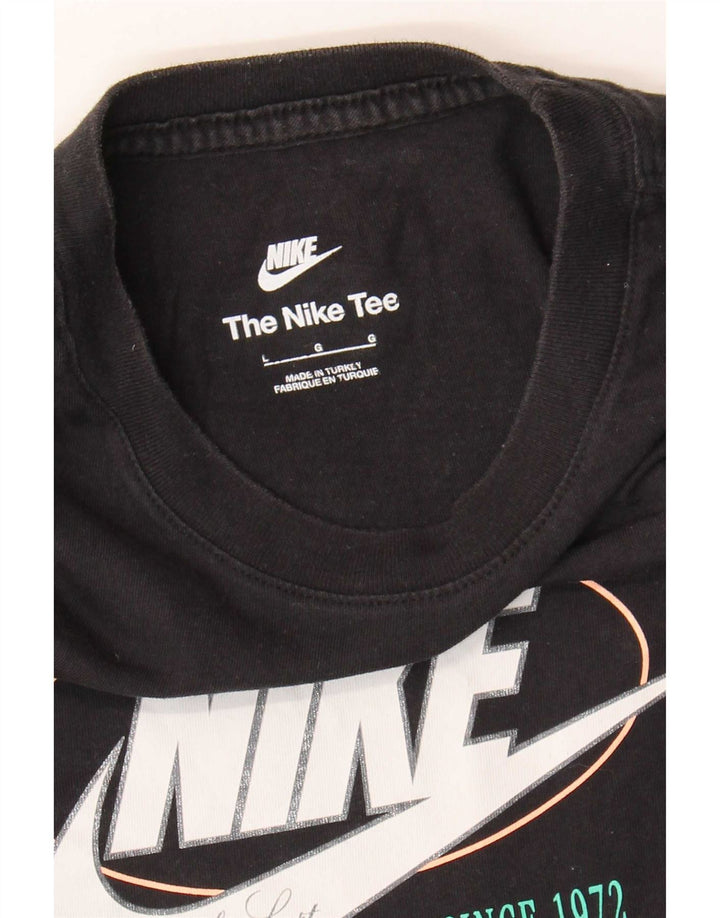 T-shirt grafica da donna Nike Top UK 14 grande nera