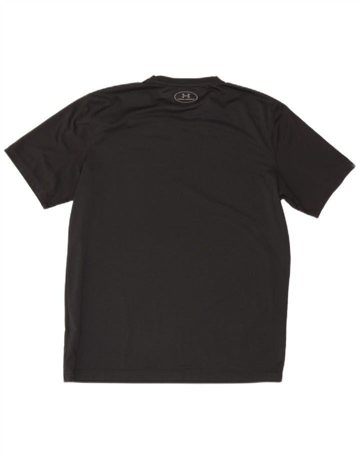 Maglietta Under Armour da uomo Heat Gear Top grande in poliestere nero