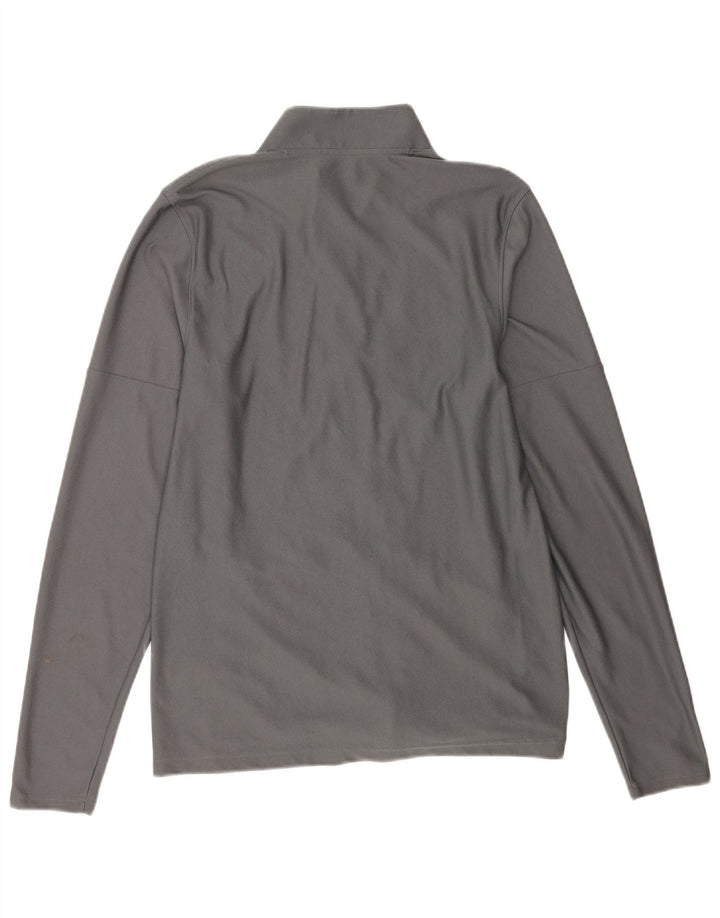 Giacca da ginnastica da uomo Under Armour in poliestere grigio medio