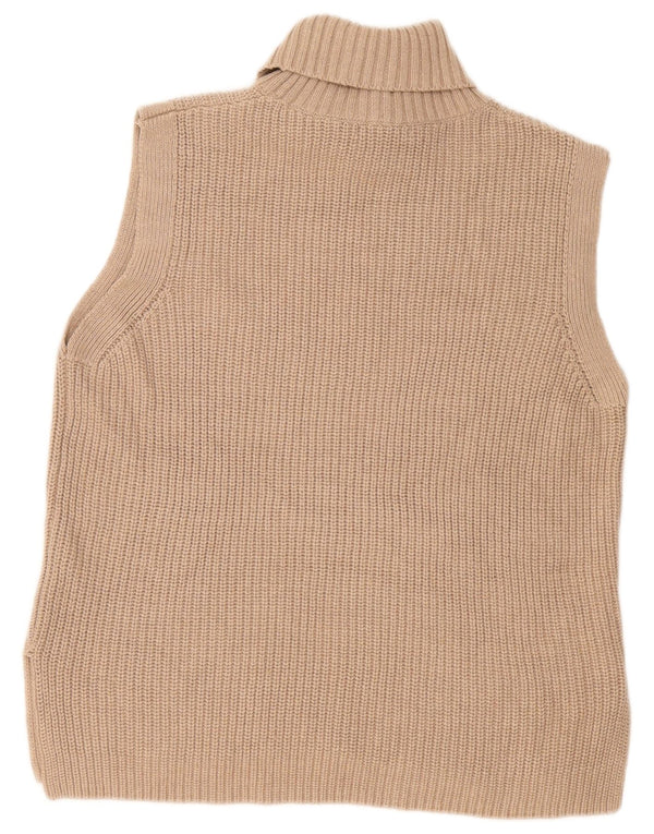 Canotta oversize da donna Marks & Spencer a lunga linea UK 10 piccola Beige