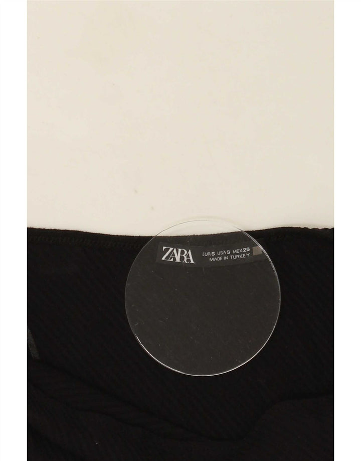 Top corto monospalla da donna Zara UK 8 piccolo nero