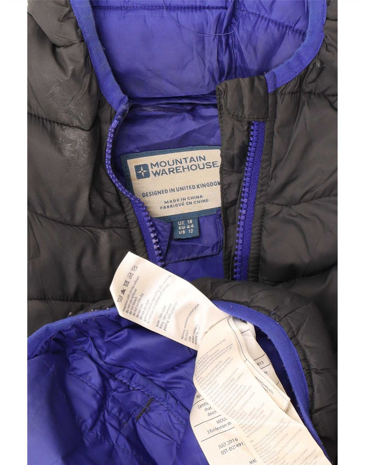 Giacca imbottita con cappuccio da donna Mountain Warehouse UK 16 Large in nylon grigio