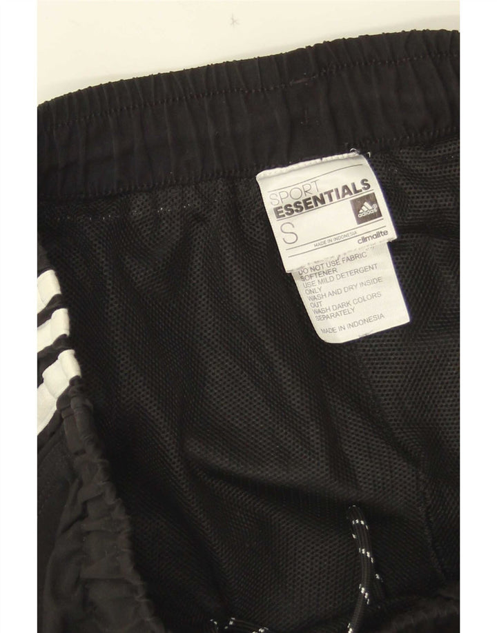 Pantaloncini sportivi Adidas Climalite da uomo piccoli in poliestere nero
