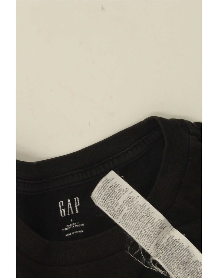 Gap T-shirt da uomo Top Large in cotone nero