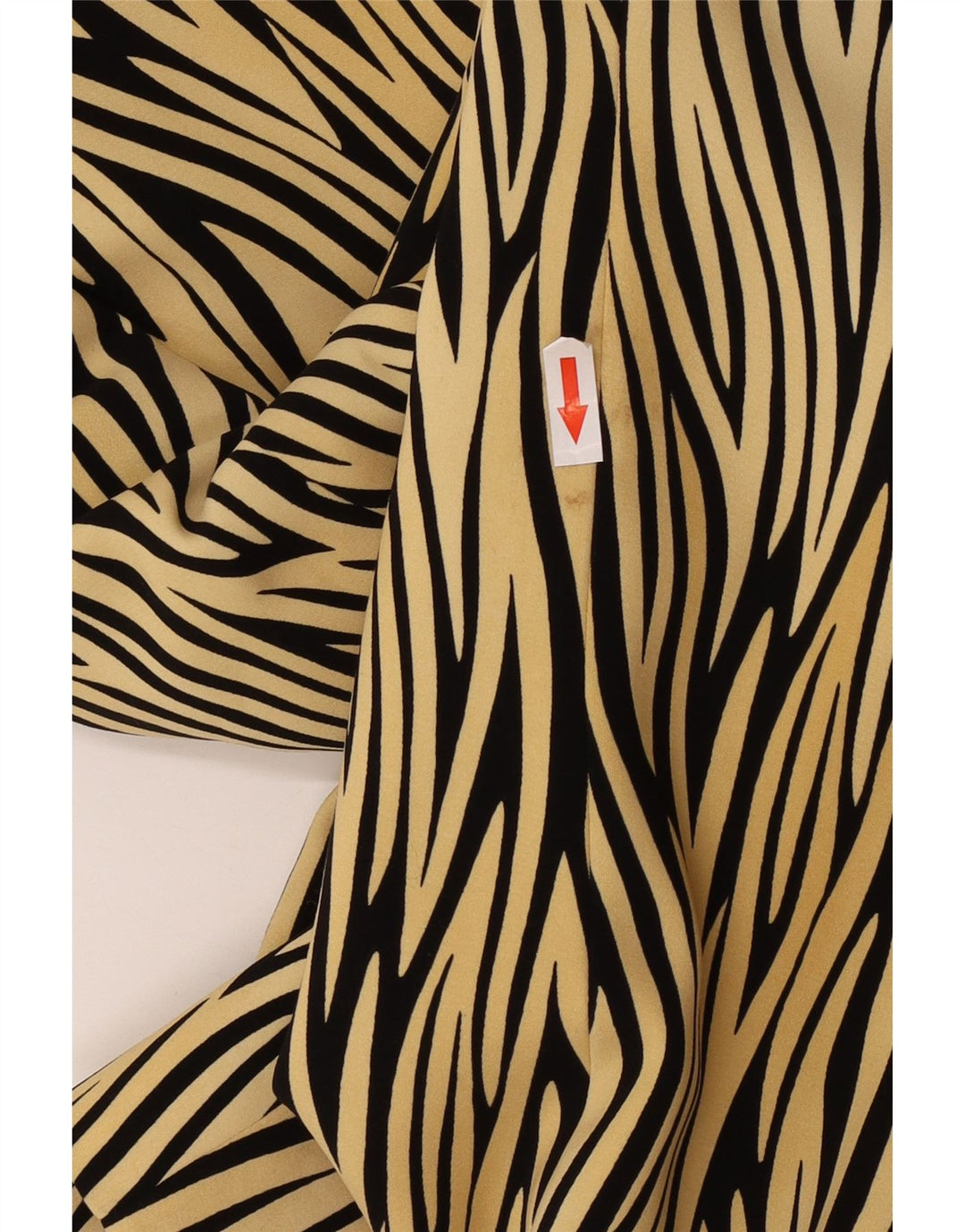 Giacca blazer da donna a 1 bottone Basler UK 14 stampa animalier gialla media