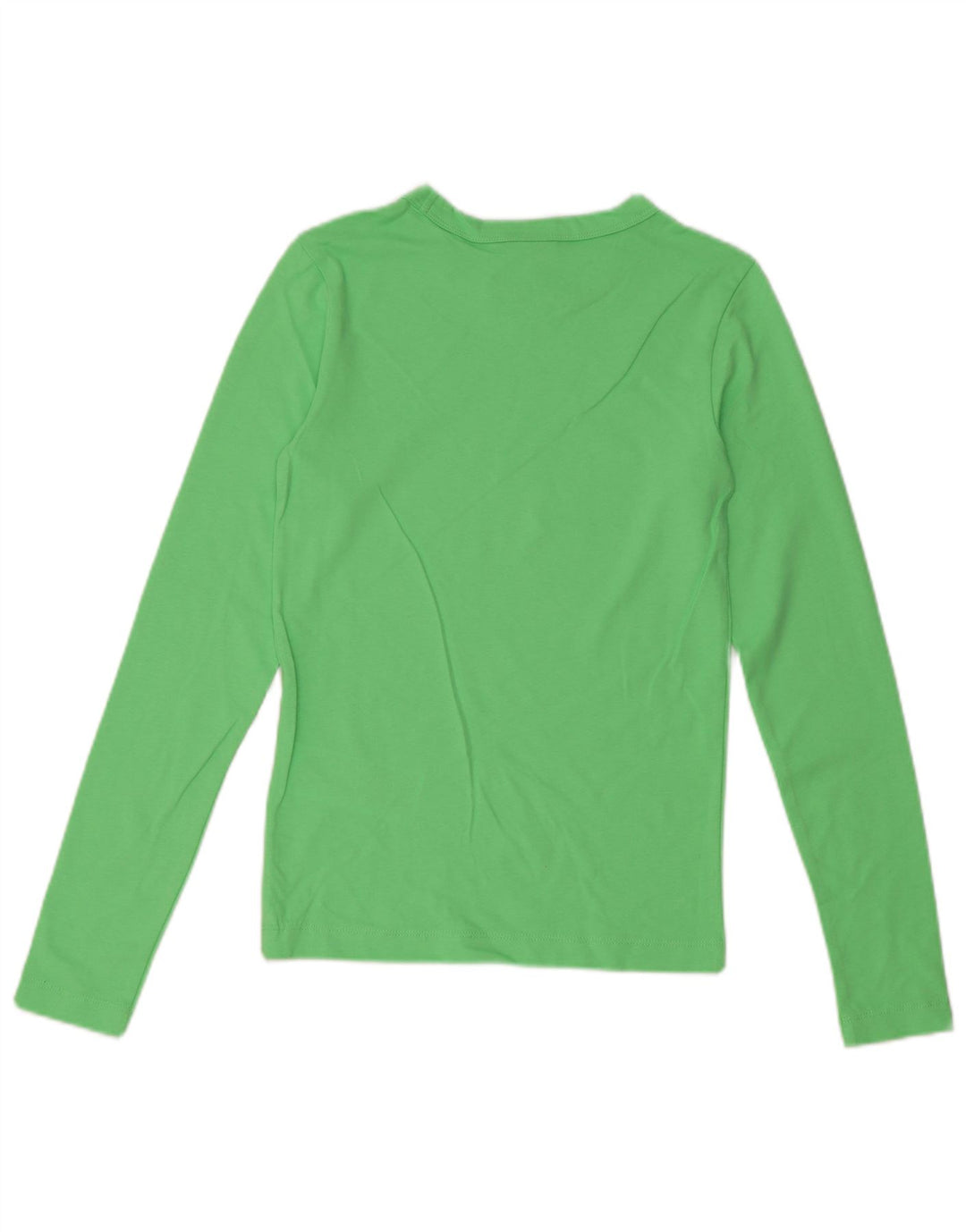 Top da donna a maniche lunghe Champion UK 12 cotone verde medio