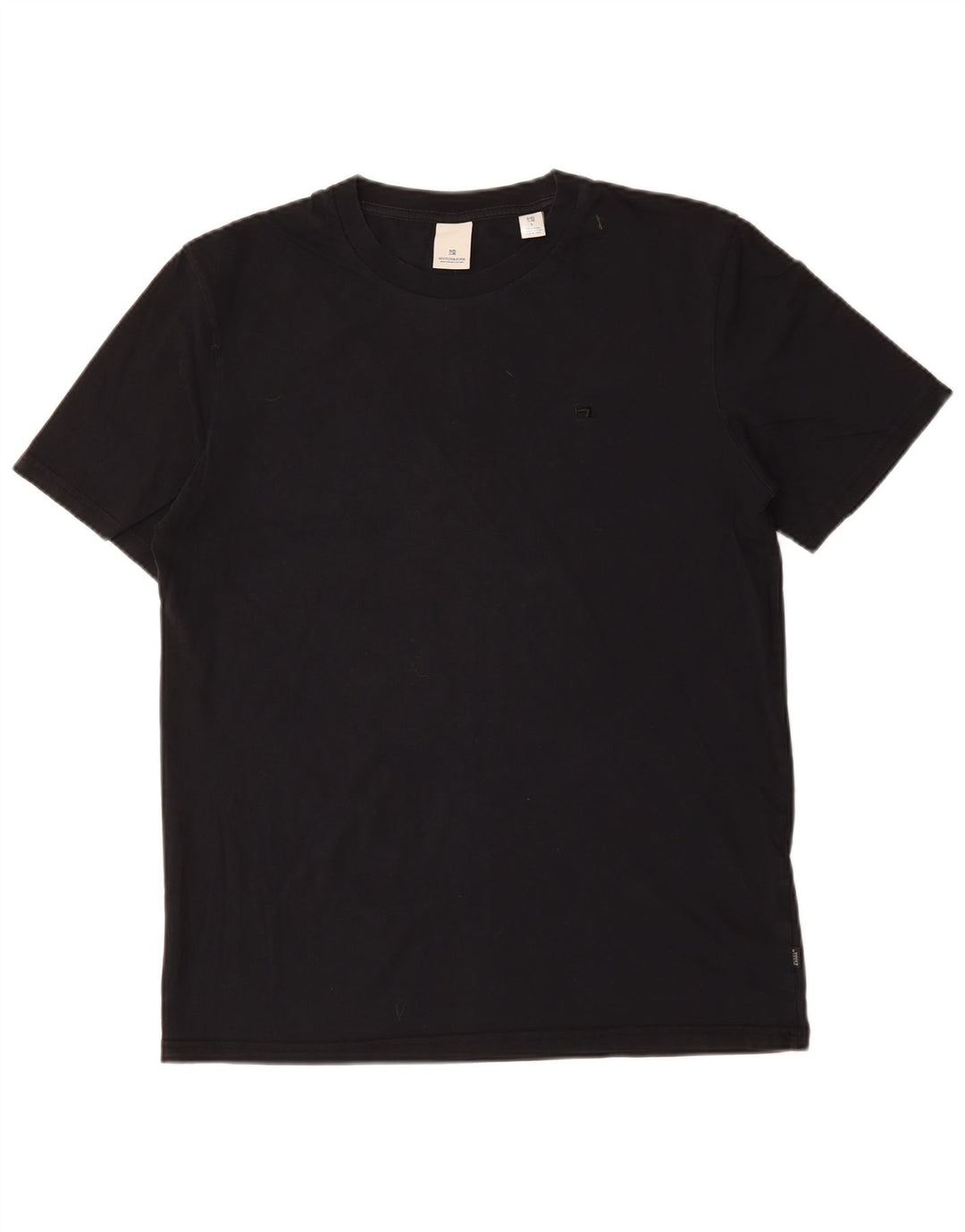 T-shirt da uomo SCOTCH & SODA Top grande in cotone nero