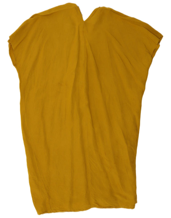 Abito a tunica oversize da donna Zara UK 18 XL Giallo